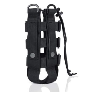 WUSJCOF Porte-Gourde Molle Accessoire Sac à Dos pour Randonnée et Camping Système Tactique Largeur Ajustable 7-15 cm
