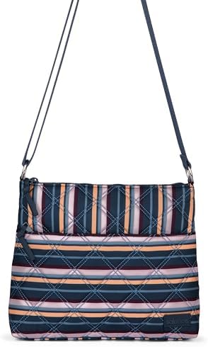 Sakroots Eco Twill Crossbody Purse for Everyday Use and Travel - Zipper Closure & Adjustable Strap