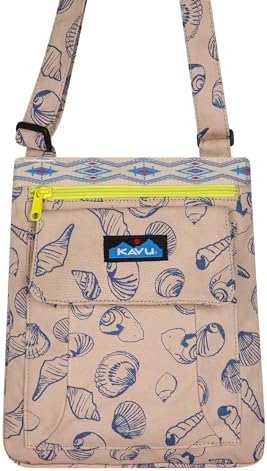 KAVU Keeper Semi Padded Sling Canvas Crossbody Bag + Comfortable Padded Shoulder Strap + Casual Styling + Durable Canvas