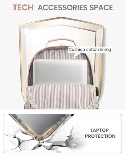 Laptop Backpack Purse for Women Work Travel Black OEKO-TEX STANDARD 100 Laptop Backpack Purse for Women College Black Qu