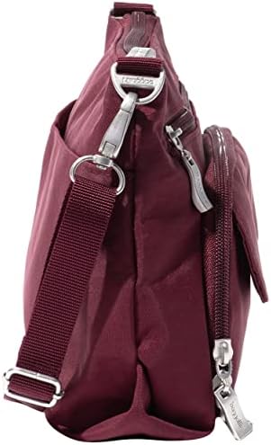 Baggallini Original RFID Protected Lightweight Nylon Zippered Travel Purse for Women ClimatePartner Certified