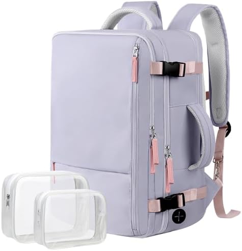 Hanples TSA Flight Approved Large Travel Backpack for Women and Men | Hanples Waterproof Anti-Theft Large Carry On Back