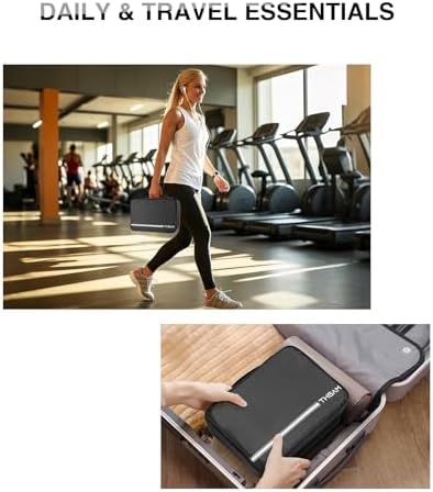 Travel Toiletry Bag for Women Men - Portable Large Hanging Organizer Sell Point: Makeup Bag for Cosmetic, Shampoo, Condi