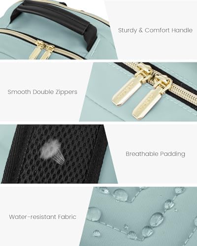 Laptop Backpack Purse for Women Work Travel Black OEKO-TEX STANDARD 100 Laptop Backpack Purse for Women College Black Qu