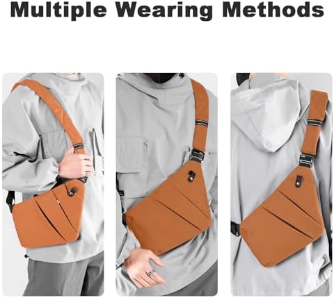 BIRDDIE Anti-Theft Travel Bag - Large Capacity Chest Sling Bag for Travel and Sports | BIRDDIE Anti-Theft Travel Bag -