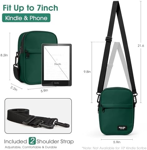 KALIDI Multi Position Crossbody Sling Bag for Women Men with Adjustable Strap