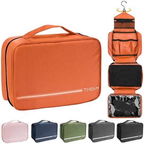Travel Toiletry Bag for Women Men - Portable Large Hanging Organizer Sell Point: Makeup Bag for Cosmetic, Shampoo, Condi
