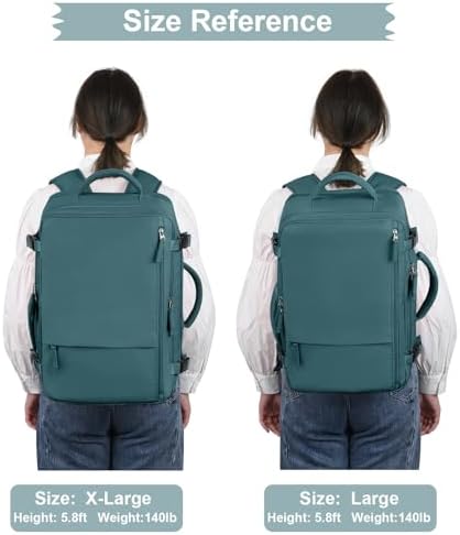 Hanples TSA Flight Approved Large Travel Backpack for Women and Men | Hanples Waterproof Anti-Theft Large Carry On Back