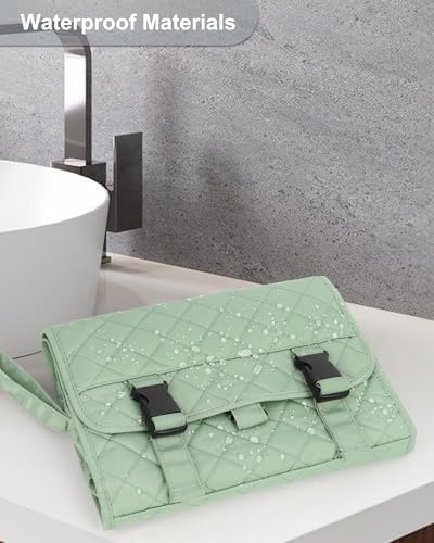 Relavel Travel Toiletry Bag for Men, Large Capacity Travel Kit, Hanging Toiletry Bag for Women