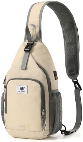 SKYSPER Anti-RFID Crossbody Sling Backpack for Women Men(Army Green) SKYSPER Travel Hiking Crossbody Bag for Women Men