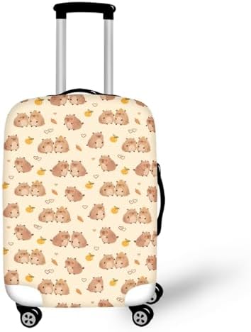 Protective Suitcase Covers for Travel Luggage | Carry on Luggage Cover for Capybara Suitcase | Travel Luggage Cover for