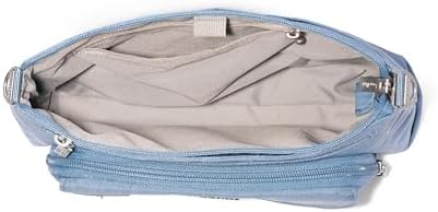 Baggallini Original RFID Protected Lightweight Nylon Zippered Travel Purse for Women ClimatePartner Certified