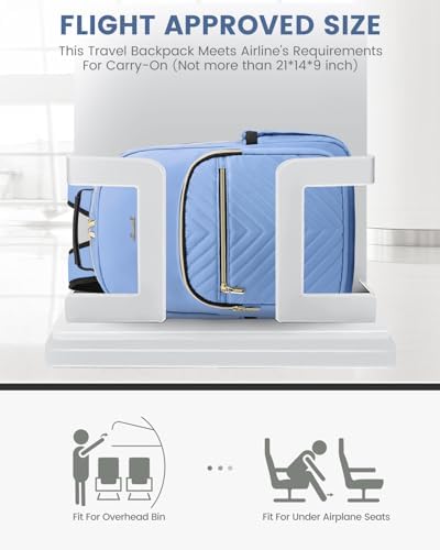 Laptop Backpack Purse for Women Work Travel Black OEKO-TEX STANDARD 100 Laptop Backpack Purse for Women College Black Qu