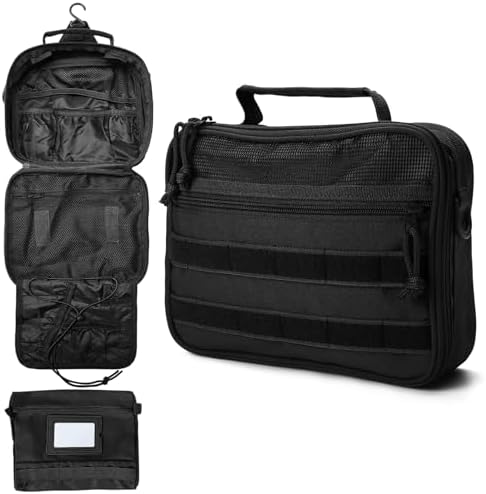 Tactical Toiletry Bag + Travel Kit + Hanging Shower Bag