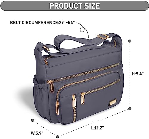 NPBAG Women's Trendy Crossbody Bag - Shoulder Purse with Multiple Pockets and Waterproof Design | NPBAG Crossbody Bag f