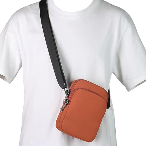 Tibroni Anti Theft RFID Crossbody Bag for Men and Women | Tibroni Sling Bag with Zipper Lock for Men and Women | Tibron