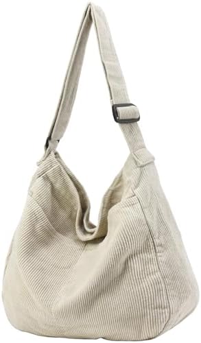 Dainaotm Canvas Tote Bag Casual Hobo Crossbody Shoulder Bag for Women Large Purse Messenger Bag Travel Work Dainaotm Can