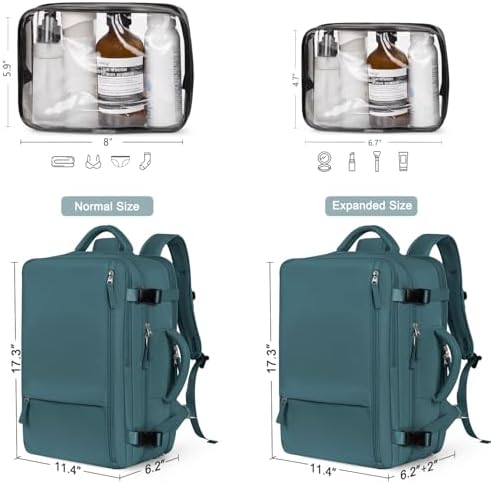 Hanples TSA Flight Approved Large Travel Backpack for Women and Men | Hanples Waterproof Anti-Theft Large Carry On Back