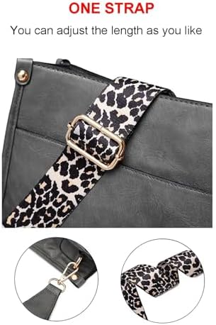 AUYOCO Vegan Leather Crossbody Bags for Women Handbag with Guitar Strap Zipped Pockets AUYOCO Vegan Leather Crossbody