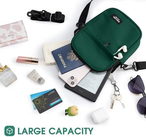 KALIDI Multi Position Crossbody Sling Bag for Women Men with Adjustable Strap