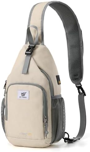 SKYSPER Anti-RFID Crossbody Sling Backpack for Women Men(Army Green) SKYSPER Travel Hiking Crossbody Bag for Women Men