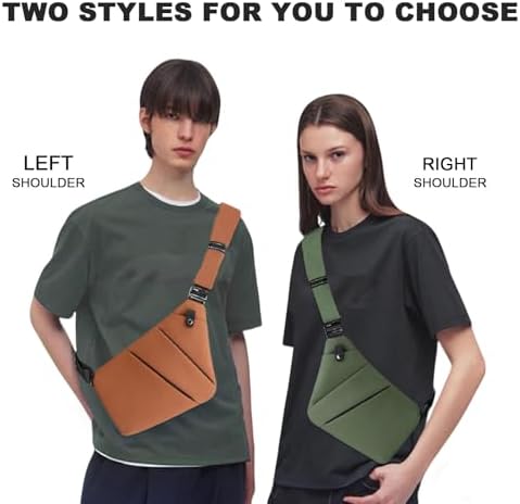 BIRDDIE Anti-Theft Travel Bag - Large Capacity Chest Sling Bag for Travel and Sports | BIRDDIE Anti-Theft Travel Bag -