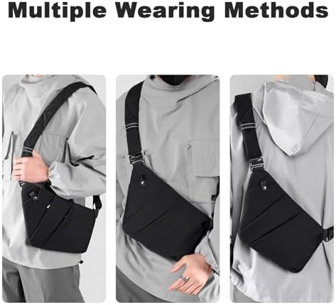 BIRDDIE Anti-Theft Travel Bag - Large Capacity Chest Sling Bag for Travel and Sports | BIRDDIE Anti-Theft Travel Bag -