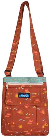 KAVU Keeper Semi Padded Sling Canvas Crossbody Bag + Comfortable Padded Shoulder Strap + Casual Styling + Durable Canvas
