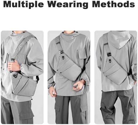 BIRDDIE Anti-Theft Travel Bag - Large Capacity Chest Sling Bag for Travel and Sports | BIRDDIE Anti-Theft Travel Bag -