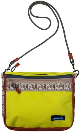 KAVU Keeper Semi Padded Sling Canvas Crossbody Bag + Comfortable Padded Shoulder Strap + Casual Styling + Durable Canvas