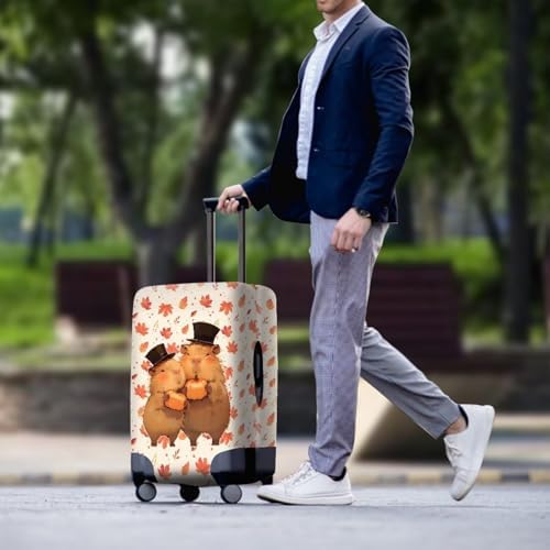 Protective Suitcase Covers for Travel Luggage | Carry on Luggage Cover for Capybara Suitcase | Travel Luggage Cover for