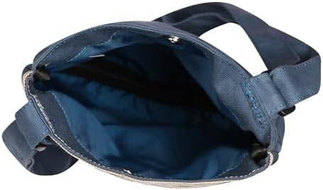 KAVU Keeper Semi Padded Sling Canvas Crossbody Bag + Comfortable Padded Shoulder Strap + Casual Styling + Durable Canvas