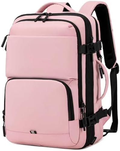 Carry On Travel Backpack 35L-40L Expandable Extra Large Light Daypack for Men and Women (Blue) Travel Backpack 35L-40L