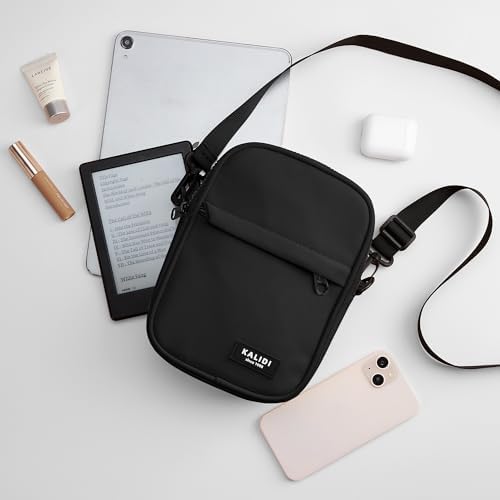 KALIDI Multi Position Crossbody Sling Bag for Women Men with Adjustable Strap