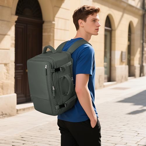 Hanples TSA Flight Approved Large Travel Backpack for Women and Men | Hanples Waterproof Anti-Theft Large Carry On Back