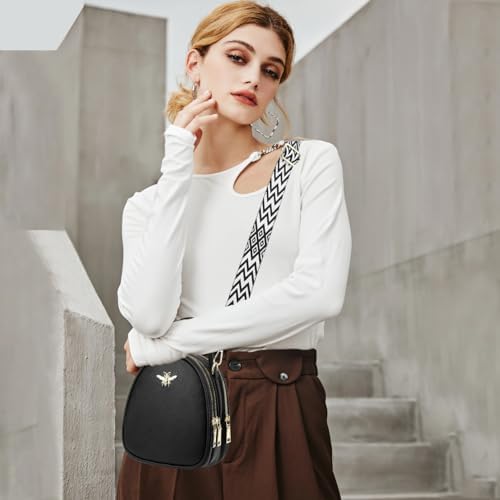 Lightweight Small Crossbody Bags for Women | Stylish Ladies Cell Phone Purse and Wallet | BAIKELI Shoulder Bag for Wome