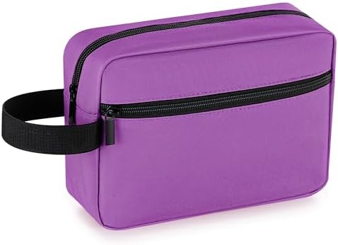 Elviros Lightweight Travel Toiletry Bag for Women and Men Travel Essentials Gifts for Men(Navy Blue) Global Recycled Sta