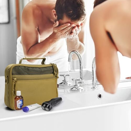 Tactical Toiletry Bag + Travel Kit + Hanging Shower Bag