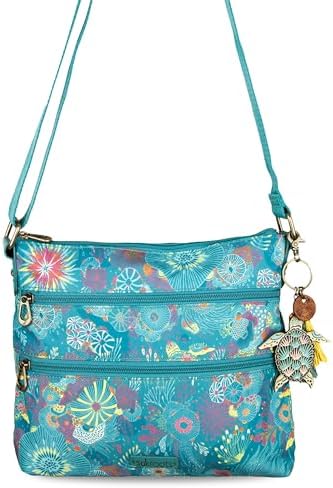 Sakroots Eco Twill Crossbody Purse - Eco Friendly Material For Everyday & Travel - Zipper Closure & Adjustable Strap