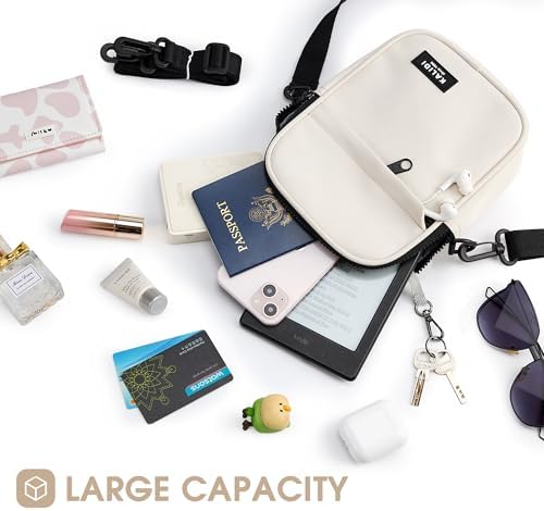 KALIDI Multi Position Crossbody Sling Bag for Women Men with Adjustable Strap