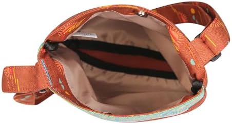 KAVU Keeper Semi Padded Sling Canvas Crossbody Bag + Comfortable Padded Shoulder Strap + Casual Styling + Durable Canvas