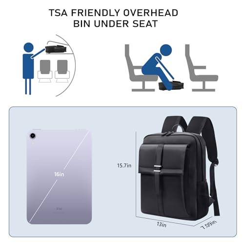 Sac à Dos Dobaly Homme pour Travail avec Ordinateur Portable et Protection Impermeable