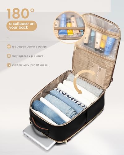 Sac à Dos Voyage Lovevook 40L Antivol Travel Portable Imperméable pour Femmes et Hommes Voyages d'Affaires Travail Loisi