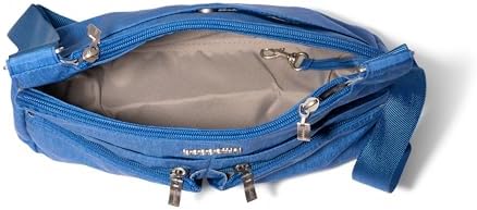 Baggallini Cross Over Crossbody Women Lightweight Water-Resistant Nylon Organized Travel Bag Purse