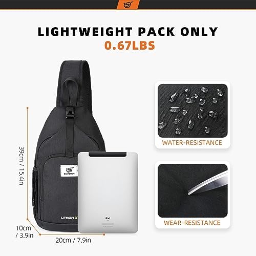 SKYSPER Anti-RFID Crossbody Sling Backpack for Women Men(Army Green) SKYSPER Travel Hiking Crossbody Bag for Women Men