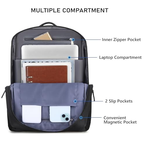 Sac à Dos Dobaly Homme pour Travail avec Ordinateur Portable et Protection Impermeable