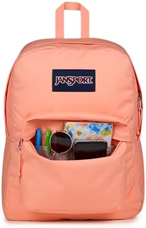 JanSport SuperBreak One Backpack Navy - Durable Lightweight Bag with Main Compartment - Premium Travel Backpack