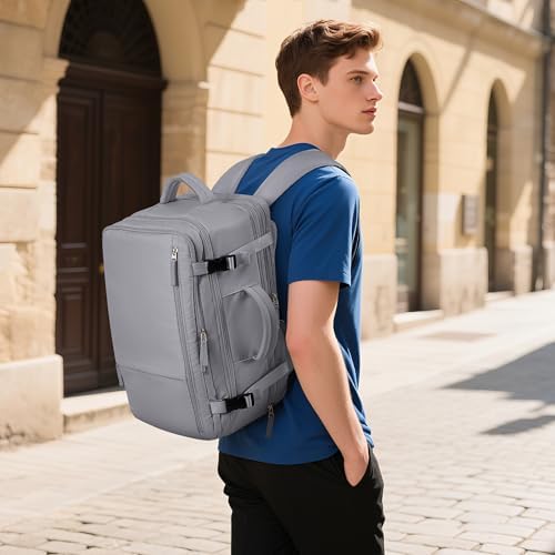 Hanples TSA Flight Approved Large Travel Backpack for Women and Men | Hanples Waterproof Anti-Theft Large Carry On Back