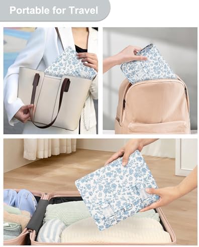 Relavel Travel Toiletry Bag for Men, Large Capacity Travel Kit, Hanging Toiletry Bag for Women