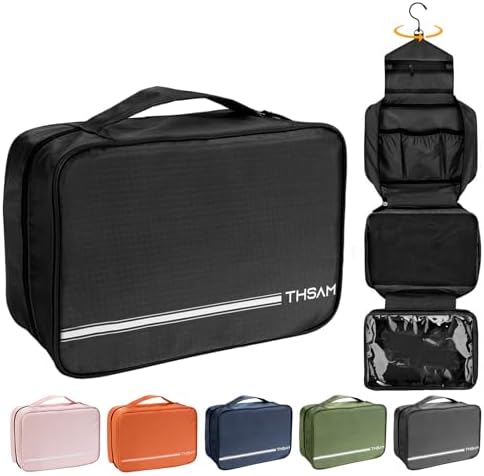 Travel Toiletry Bag for Women Men - Portable Large Hanging Organizer Sell Point: Makeup Bag for Cosmetic, Shampoo, Condi